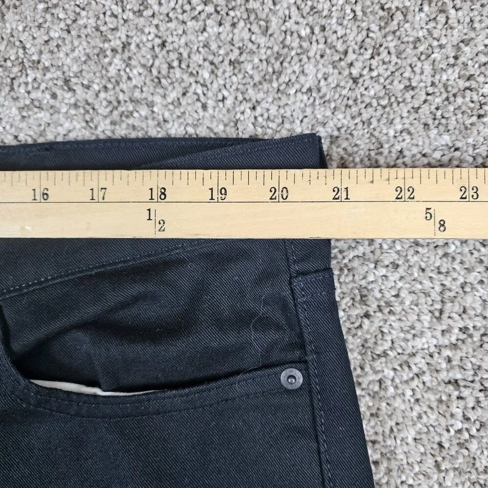 Levis 541 Jeans Mens 40x31 Black Athletic Tapered Stretch Workwear American
